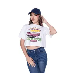 DREAMER - CAMISETA CROPPED OVERSIZE PARA MUJER