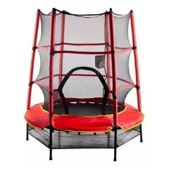 HOMESALE - Trampolin Brincolin Saltarin Niños Rojo 140 Cmancho 50kg Max