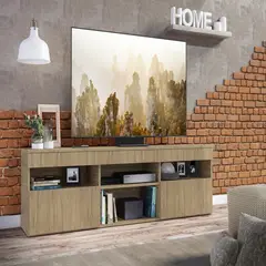 GENERICO - Rack Mesa para TV de 65 Pulgadas Paris Rustic