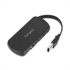TARGUS - Hub USB 2.0 de 4 Puertos, ACH114US, Diseño Compacto