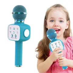 MULTIPLACE COLOMBIA - Microfono karaoke para niños bluetooth amplificador Azul