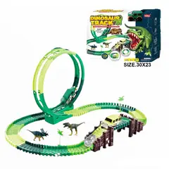 MULTIPLACE COLOMBIA - Pista luminosa de Dinosaurio importada de alta calidad