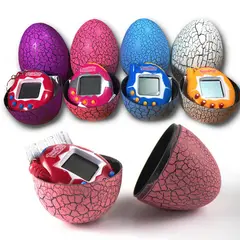 MULTIPLACE COLOMBIA - Tamagotchi 168 mascotas virtuales huevo dino llavero Azul