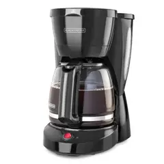 BLACK+DECKER - Cafetera12tazas CM0941B Negro