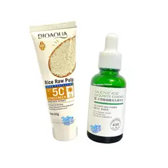 BIOAQUA - Serum Acido Salicilico +Protector Solar de Arroz