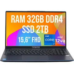 COMPUMAX - PORTATIL INTEL CORE I7 -12650H SSD 2TB RAM 32GB 15.6 FHD