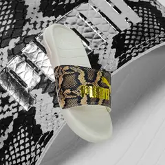 PUMA - Sandalias Popcat 20 Snake Chic Mujer