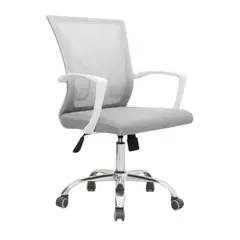 BONNO - Silla De Escritorio Mat Para Oficina Cómoda Moderna Color Gris