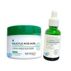 BIOAQUA - Serum Acido Salicilico + Crema Antiacné de ácido Salicílico
