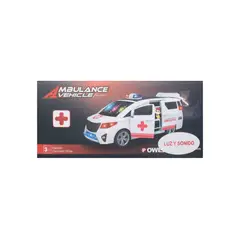 JUGUETELANDIA - Ambulancia Power Luz Y Sonido Pilas Caja