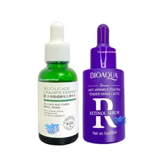 BIOAQUA - Serum Acido Salicilico + Serum de retinol 30 mL