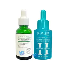 BIOAQUA - Serum Acido Salicilico + Serum de Hidratación Intensiva Ácido Hialurónico 30 mL
