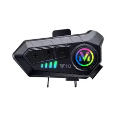 GENERICO - Sistema De Intercomunicador Inalámbrico Para Casco V10 Pack X2