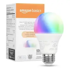 AMAZON - Bombillo led con Wi-Fi A19 de colores Bulbo color rgb 60W 800lm