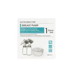 AMERICAN GENERICS - Extractor Eléctrico Doble de Leche Materna Libre de BPA