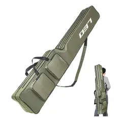 GENERICO - Maleta Estuche Para Caña De Pescar Pesca 130cm verde