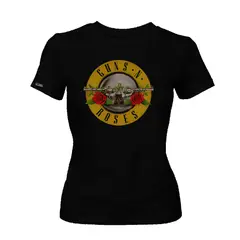 CREACIONES NU CROWN - Camiseta Dama Guns N Roses And Rock Metal Logo Original Nu Crown
