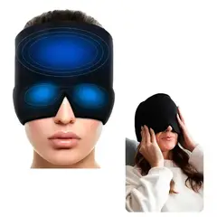 GENERICO - Gorro Para Migraña Alivio Compresa De Gel 360