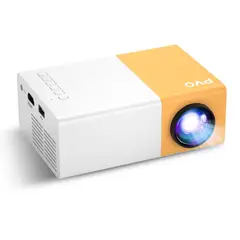 GENERICO - Mini Proyector LED Video Beam 600 Lumens HDMI USB AV YG300