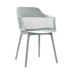 BONNO - Silla De Diseño Gales Cómoda Moderna Decorativa Color Gris