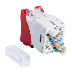 SIEMON - Jack RJ45 Cat 6A Blindado Z-MAX Rojo