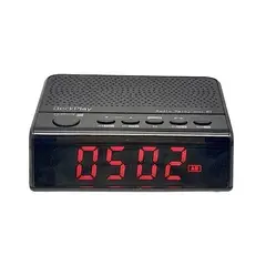 GENERICO - Radio Reloj despertador Recargable Carga Celulares Bluetooth