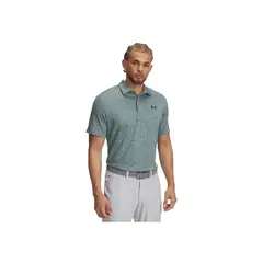 UNDER ARMOUR - Camisa Hombre PLAYOFF 3 PRNTD POLO Verde