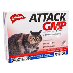 GENERICO - DESPARASITANTE ATTACK GATOS GMP 075ML