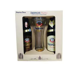 ERDINGER - Estuche De Cerveza Importada Alemana
