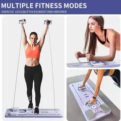 GENERICO - Tabla De Pilates Ejercicios Multifuncional Plegable Portatil