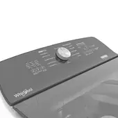 WHIRLPOOL - Lavadora Carga Superior 24Kgs Xpert System panel gris y tapa de vidrio Blanco