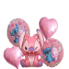 GENERICO - Bouquet de Globos Angel Stitch Rosa