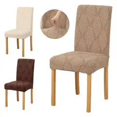GENERICO - Funda protector para sillas comedor x6 Textura