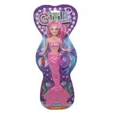 JUGUETELANDIA - Muñeca Sirena Girl Mermaid Blister