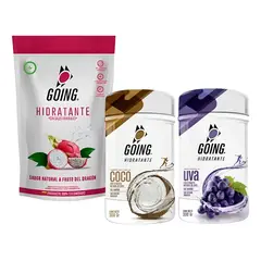 GOING - Hidratante Con Electrólit Uva Coco Fruta Del Dragon