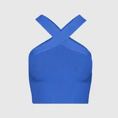 VANN - Top Para Mujer Halter Crop Top