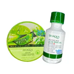 BIOAQUA - Suero de Acido Salicilico + Gel aloe vera 300g
