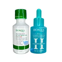 BIOAQUA - Suero de Acido Salicilico + Serum de Hidratación Intensiva Ácido Hialurónico 30 mL