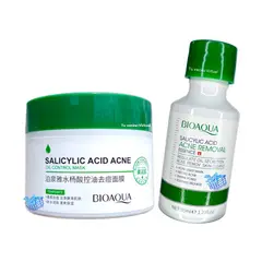 BIOAQUA - Suero de Acido Salicilico + Crema Antiacné de ácido Salicílico