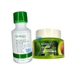 BIOAQUA - Suero de Acido Salicilico + Crema De Aguacate 50g