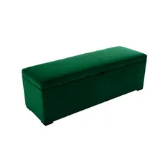 DISEÑOS RAMONA'S - Puff Baúl 80x40 Suiza Esmeralda