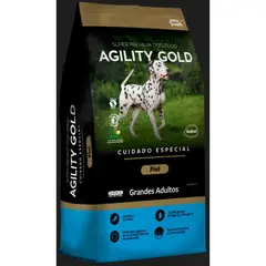 AGILITY GOLD - Agility Perros Adultos Razas Grandes Cuidado Piel 3 kg