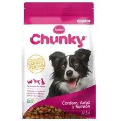 CHUNKY - Perros Adultos Cordero Arroz Y Salmon 12 kg