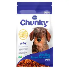 CHUNKY - Pollo Perros Adultos Razas Pequeñas 8 kg