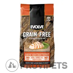 EVOLVE - Perros Grain Free Turkey Pavo 26 Lb
