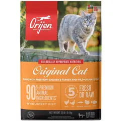 ORIJEN - Cat Kitten Pollo Pavo Pescado Gatos Cachorros 5.45 kg