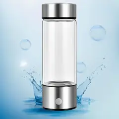 MILOPTS - Botella Eléctrica Generadora Hidrógeno Agua Saludable Pura