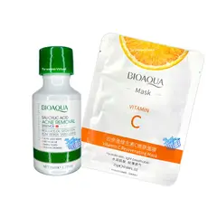 BIOAQUA - Suero de Acido Salicilico + Velo Facial Vitamina C