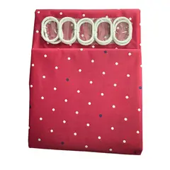 GENERICO - Cortina de Baño Tela 170x180CM Rojo