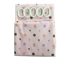 GENERICO - Cortina de Baño Tela 170x180CM Rosado